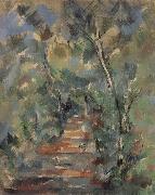 Paul Cezanne Forest scene Spain oil painting artist